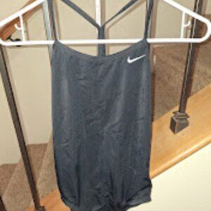 Girls Medium Nike Swimsuit black